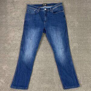 DU/ER Duer Jeans Men's 36 x 32 Fit 35 x 28.5 Blue L2X Relaxed Taper Stretch N2X